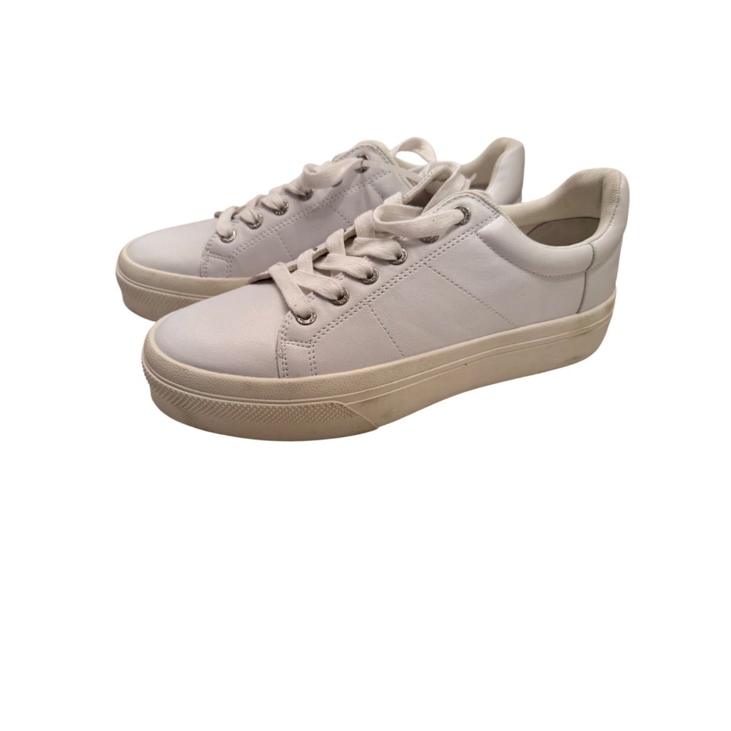 J /Slides Gilda Platform Sneaker Size 7.5 Women's White Leather Nwob